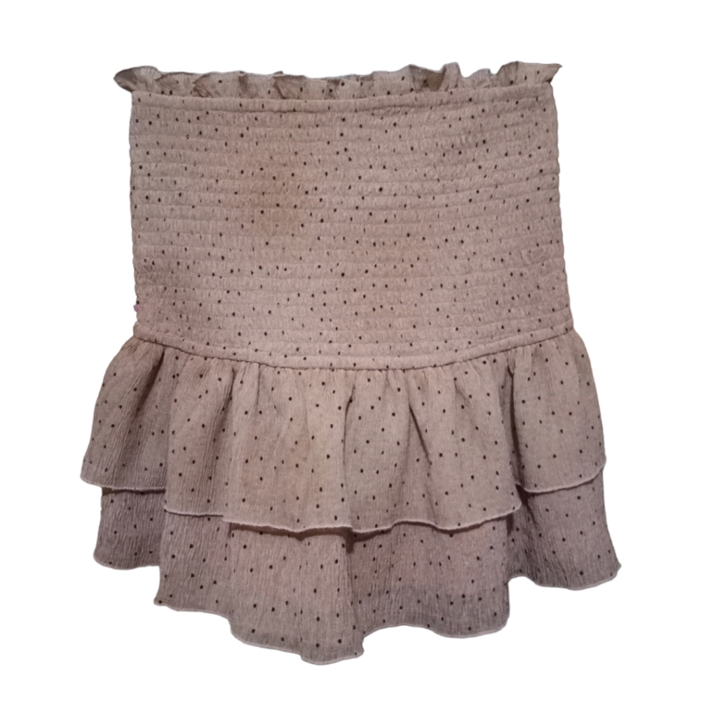 Ruffled Bandeau Top